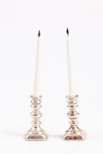 Load image into Gallery viewer, Silver Candlesticks (Oak Hill Parlor)
