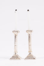 Load image into Gallery viewer, Silver Candlesticks (Oak Hill Parlor)
