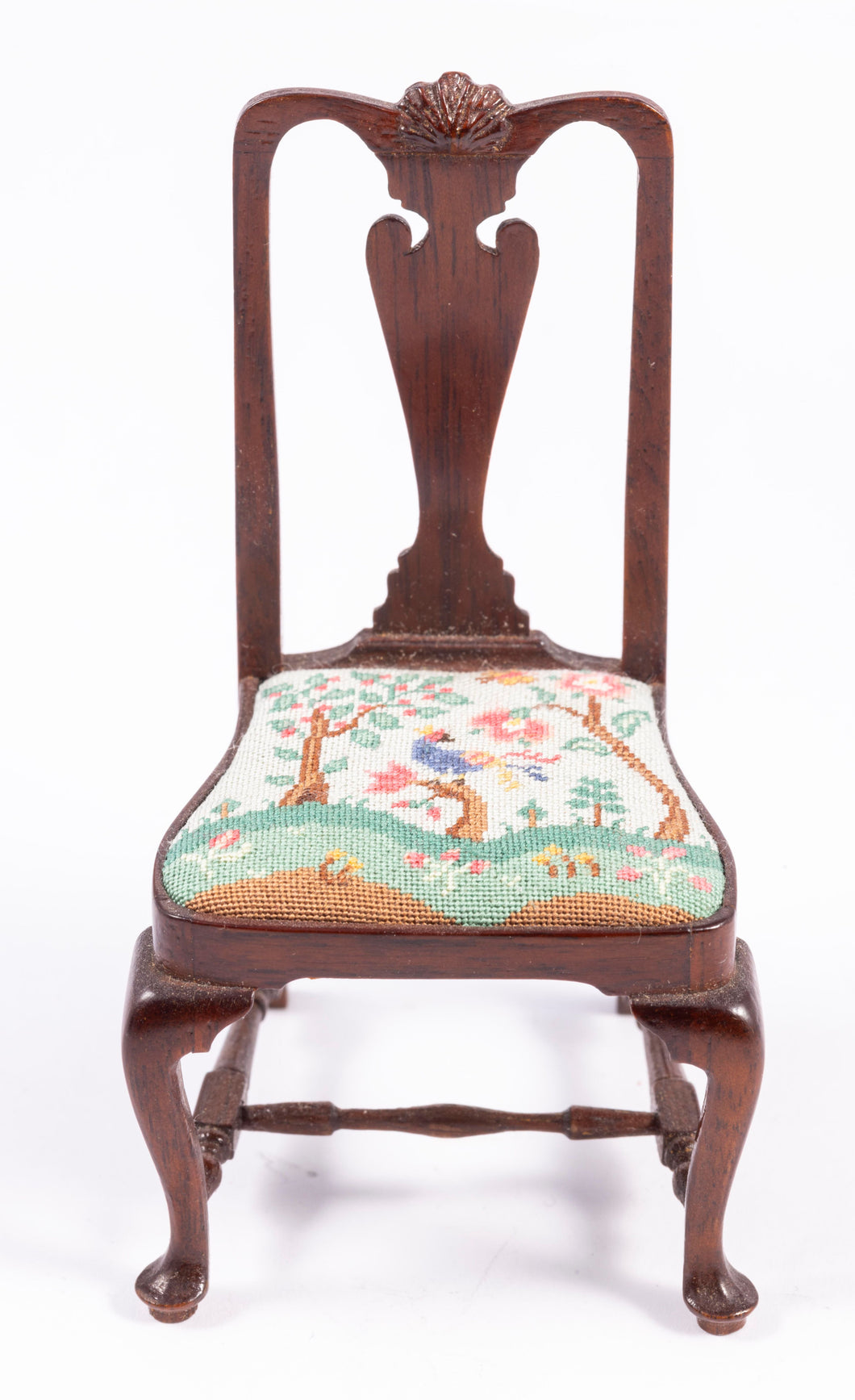 Annelle Ferguson Petit Point on Gerald Crawford Chair (Peyton Randolph House)