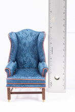 Load image into Gallery viewer, Blue Arm Chair by Nancy Summers (Oak Hill Parlor)
