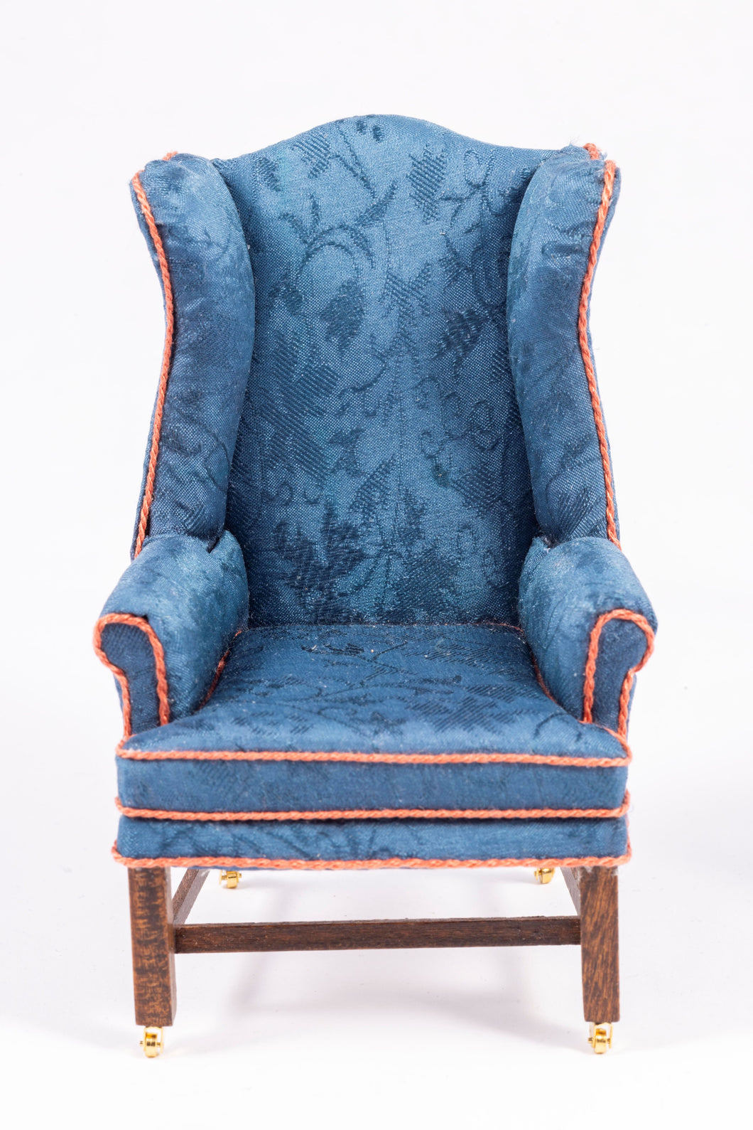 Blue Arm Chair by Nancy Summers (Oak Hill Parlor)