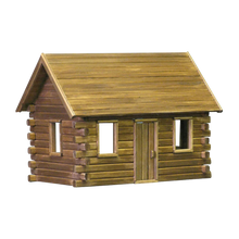 Load image into Gallery viewer, Crockett&#39;s Log Cabin Dollhouse Kit (Real Good Toys)

