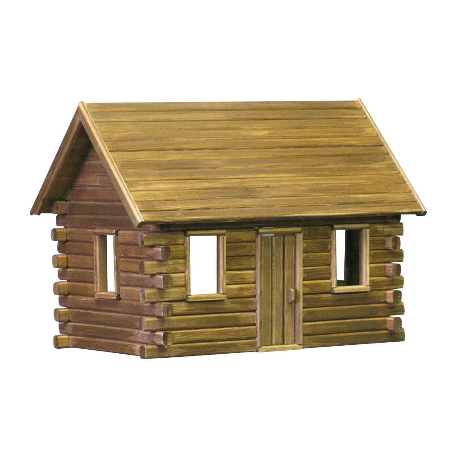 Crockett's Log Cabin Dollhouse Kit (Real Good Toys)