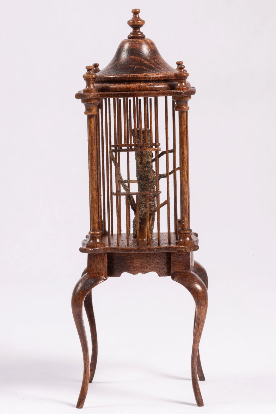 David Krupick Wonderful Handmade Wooden Birdcage - Opening Works Nicely