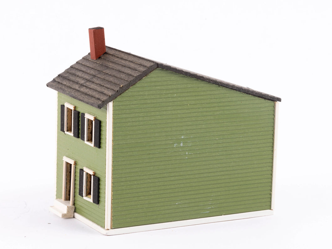 Gudgel 1:144 Scale Green Georgetown Row House