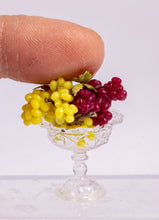 Load image into Gallery viewer, Glass Pedestal Dish with Hope Elliott Grapes
