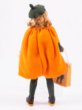 Load image into Gallery viewer, Little Girl Doll Dressed As a Pumpkin Halloween Trick or Treat
