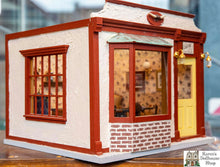 Load image into Gallery viewer, Dollhouse Miniatures ~ Billiards &amp; Poker Decorated Roombox
