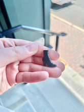 Load image into Gallery viewer, Dollhouse Miniature ~ Halloween Witch Doll in Black Hat &amp; Robe w/ Broomstick Marcia Backstrom
