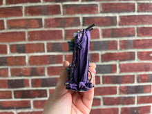 Load image into Gallery viewer, Dollhouse Miniatures ~ Halloween Rolling Cart full of Potions with Purple Witch’s Robe
