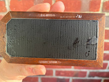 Load image into Gallery viewer, Vintage Roger Gutheil 1981 Tall Mirror with Wooden Frame
