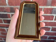 Load image into Gallery viewer, Vintage Roger Gutheil 1981 Tall Mirror with Wooden Frame
