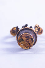 Load image into Gallery viewer, Dollhouse Miniature ~ Handmade Cherub Candelabra with Gold Accents
