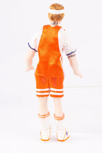 Load image into Gallery viewer, Handmade Porcelain Male Doll Dressed as Basketball Player
