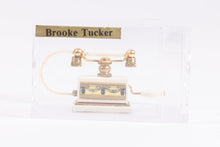 Load image into Gallery viewer, Dollhouse Miniatures ~ Brooke Tucker White French Telephone
