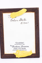 Load image into Gallery viewer, Dollhouse Miniature ~ Painting by Barbara Stanton - Nude of &quot;Goddess&quot; Oil on Silk
