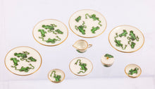 Load image into Gallery viewer, Dollhouse Miniature ~ Signed Marie Friedman Porcelain 38 Piece Asian Decorated Dinner Service - Beautiful
