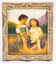 Load image into Gallery viewer, Dollhouse Miniature ~ Paul Saltarelli &quot;The Young Bathers Painting&quot; - From Estate of Lee Lefkowitz
