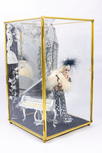 Load image into Gallery viewer, Dollhouse Miniature  ~ Terrific Hand Sculpted Woman with Piano - From Smith Estate
