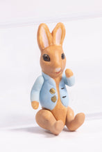 Load image into Gallery viewer, Dollhouse Miniature ~ Handmade Little Porcelain Jointed Peter Rabbit Bunny Rabbit
