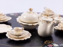 Load image into Gallery viewer, Dollhouse Miniature ~ Signed RA Porcelain 24 Piece Dinner Service - Beautiful

