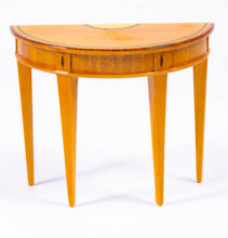 Load image into Gallery viewer, Dollhouse Miniature ~ Neil Bateson #1 Signed Demilune Table

