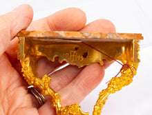 Load image into Gallery viewer, Dollhouse Miniature ~ Gilt Louis XV Console Marble Top Table by John Hodgson

