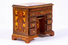 Load image into Gallery viewer, Dollhouse Miniature ~ UK Artist Neil Bateson Kneehole Desk, Signed Number 7
