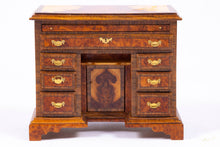 Load image into Gallery viewer, Dollhouse Miniature ~ UK Artist Neil Bateson Kneehole Desk, Signed Number 7

