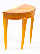 Load image into Gallery viewer, Dollhouse Miniature ~ Neil Bateson #1 Signed Demilune Table
