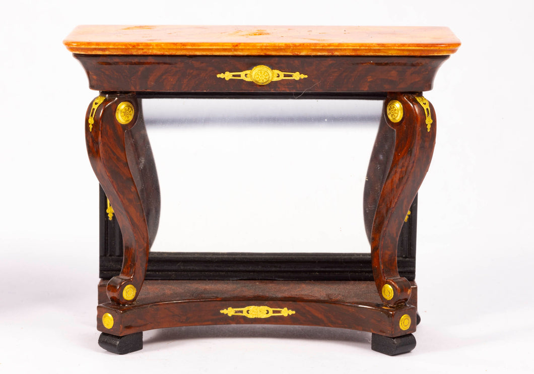 Dollhouse Miniature ~ Susanne Russo Empire Table