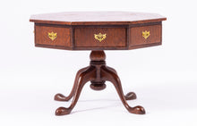 Load image into Gallery viewer, Dollhouse Miniature ~ Paul Moore UK Artist Octagonal Table with 4 Working Drawers

