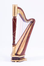 Load image into Gallery viewer, Dollhouse Miniature ~ Ken Manning Beautiful Harp, Signed and Dated - From Lee Lefkowitz Collection
