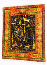 Load image into Gallery viewer, Dollhouse Miniature ~ Joan Adams Persian Hunt Rug - From Lee Lefkowitz Collection
