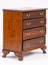Load image into Gallery viewer, Dollhouse Miniature ~ Gary Larson 4 Drawer Chest - From Lee Lefkowitz Collection
