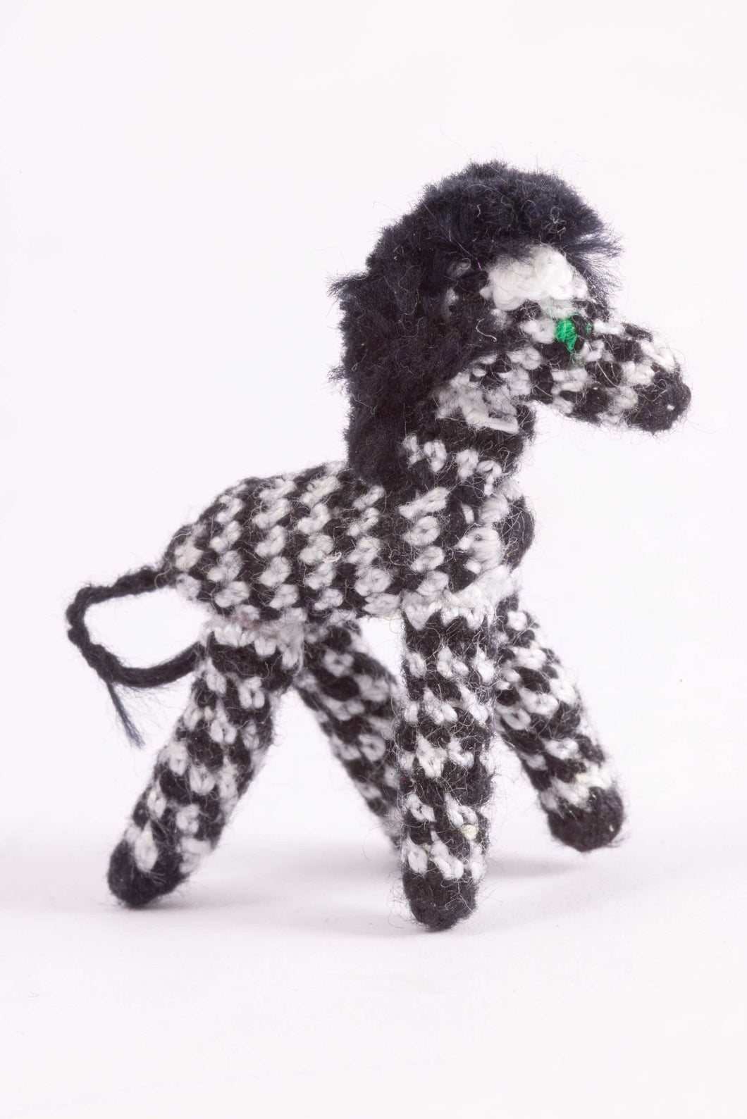 Dollhouse Miniature ~ Hand Crocheted Zebra Toy