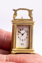 Load image into Gallery viewer, Dollhouse Miniature ~ Handmade Keith Bougourd Mantle Clock
