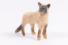 Load image into Gallery viewer, Dollhouse Miniature ~  Handmade Siamese Cat with Fur Texture
