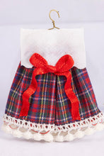 Load image into Gallery viewer, Dollhouse Miniature ~ Handmade Little Girl&#39;s Plaid Dress
