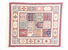 Load image into Gallery viewer, Dollhouse Miniature ~ Petit Point Rug by Ursula Sauerberg Needlepoint 10 1/2&quot; x 8 3/4&quot;
