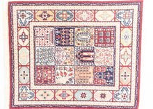 Load image into Gallery viewer, Dollhouse Miniature ~ Petit Point Rug by Ursula Sauerberg Needlepoint 10 1/2&quot; x 8 3/4&quot;
