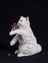 Load image into Gallery viewer, Dollhouse Miniature ~ Persian Cat with Little Fairy
