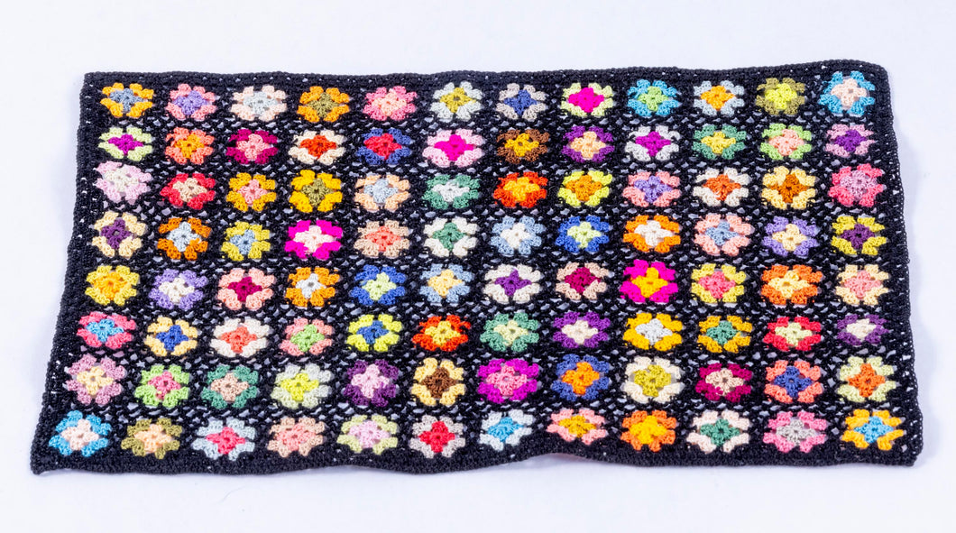 Dollhouse Miniature ~ 96 Wonderful Squares in Granny Blanket - Good for 1