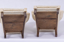 Load image into Gallery viewer, Pair of Nellie Belt Wing Back Chairs
