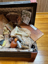 Load image into Gallery viewer, Dollhouse Miniature ~ Decorated Egyptian Treasure Chest from The Small Sea Museum In California
