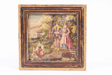 Load image into Gallery viewer, Dollhouse Miniature ~ Vintage Needlepoint 20th Century European in Frame, From Lee Lefkowitz Collection
