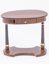 Load image into Gallery viewer, Dollhouse Miniature ~ Bespaq Oval Table with Drawe, Repaired, From Lee Lefkowitz Collection
