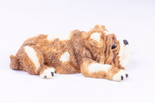 Load image into Gallery viewer, Dollhouse Miniature ~ Vintage Concord Resin Handpainted Bulldog Laying Down
