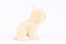 Load image into Gallery viewer, Dollhouse Miniature ~ White Westie Dog, West Highland Terrier New Older Stock, Vintage Concord
