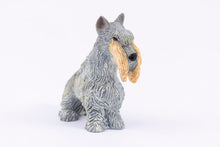 Load image into Gallery viewer, Dollhouse Miniature ~ Schnauzer Dog, Vintage Concord Resin New Older Stock
